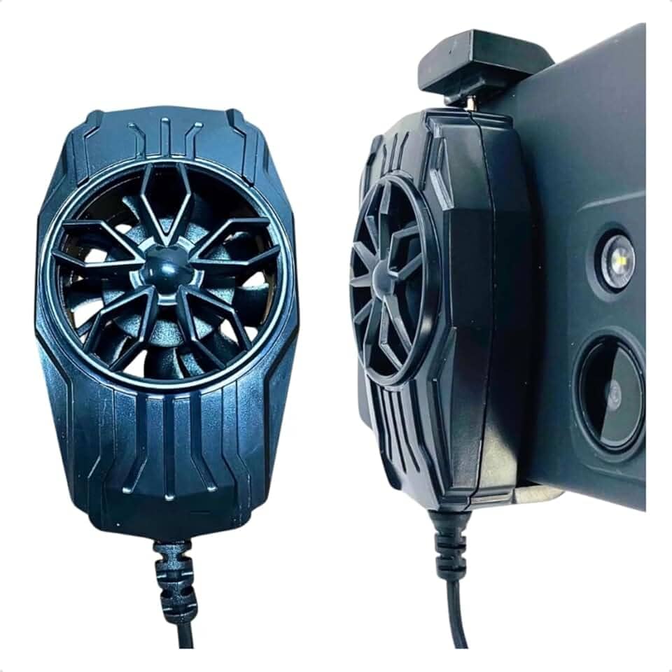 Cooler Gamer Portátil Para Celular Resfriador Usb De Celular Regrigerador Silencioso Jogos Tiro Ventilador Smartphone Games Resfriamento Silencioso Telefone