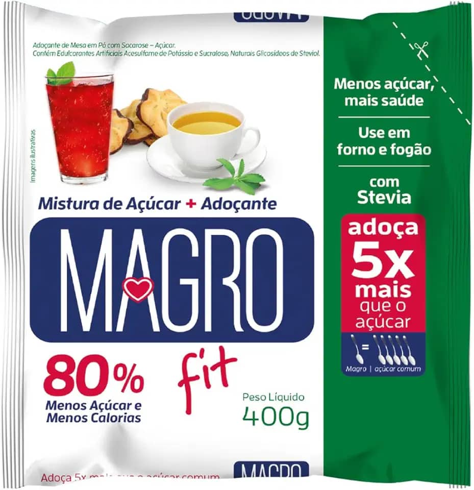 Magro Fit Com Stevia 400g