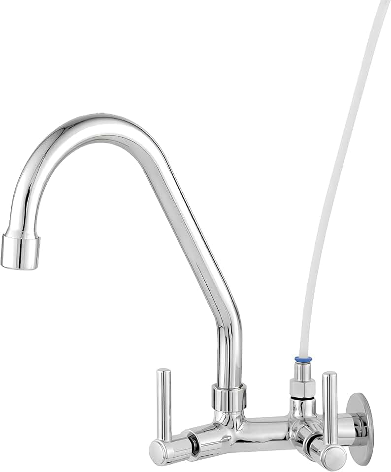 Link Metais, Torneira Giratoria Inox Com Adapatador e Mangueira De Filtro Purificador De Agua, Torneira De Metal