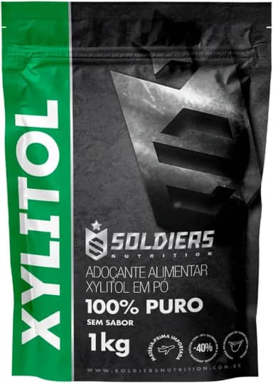 Soldiers Nutrition - Xylitol 1Kg - 100% Puro Importado