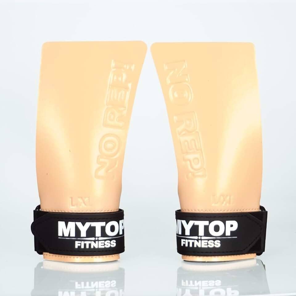 MYTOP SunGrips para Cross Training e Ginástica, Suporte de Pulso Aderente Antiderrapante – Melhor Aderência Adesiva do Mundo, Sem Giz Necessário para WODs, Halterofilismo, Ginásio e Fitness (Pêssego,