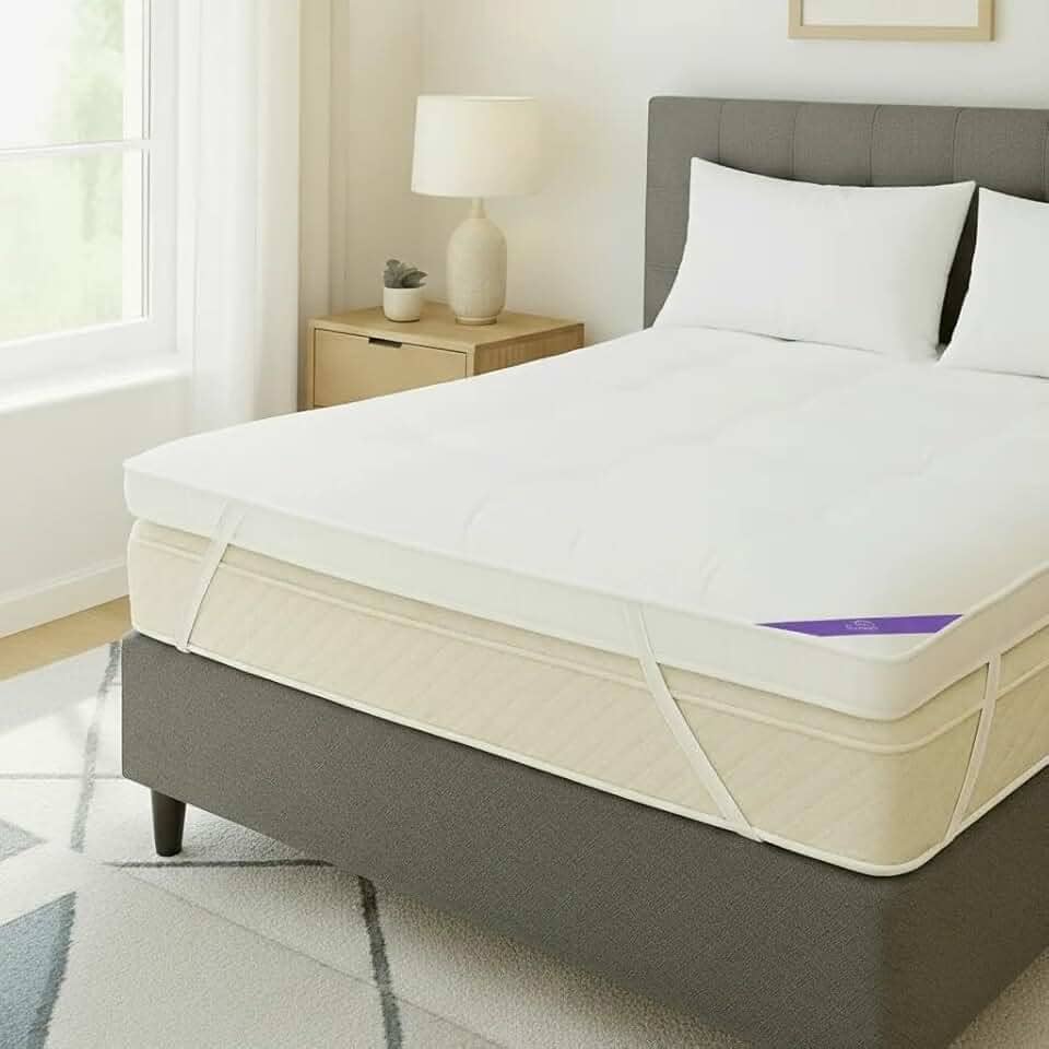 Pillow Top King Premium Confort PLUS,10cm Altura 400 fios, Lavável em Máquina 195x200x10cm