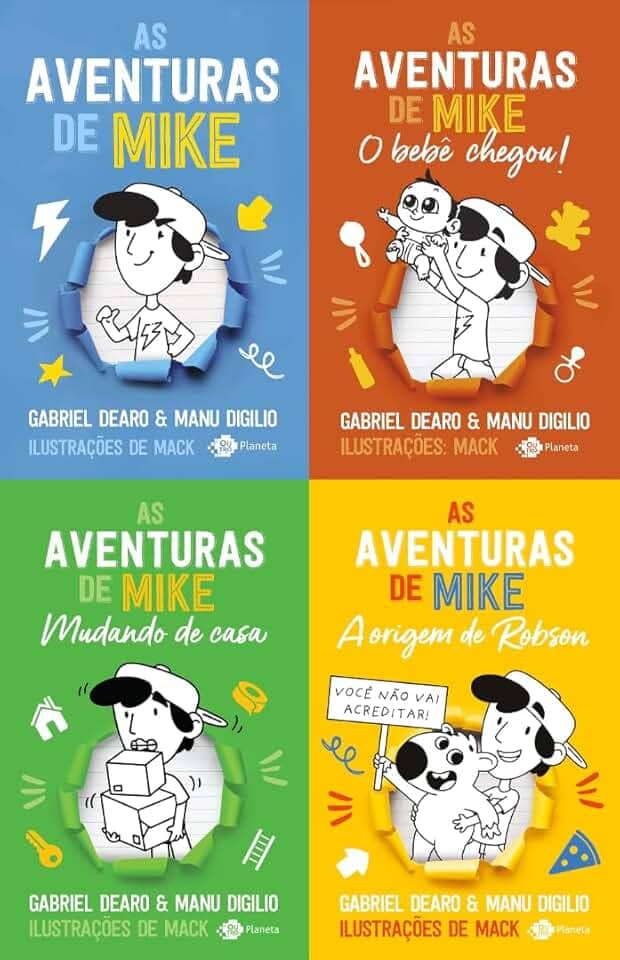 As Aventuras de Mike: Kit 4 Volumes