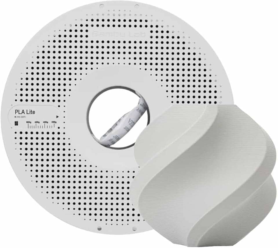 Filamento Bambu Lab para Impressora 3D PLA LITE - Gray - Com carretel reutilizável - 1,75mm - 1kg