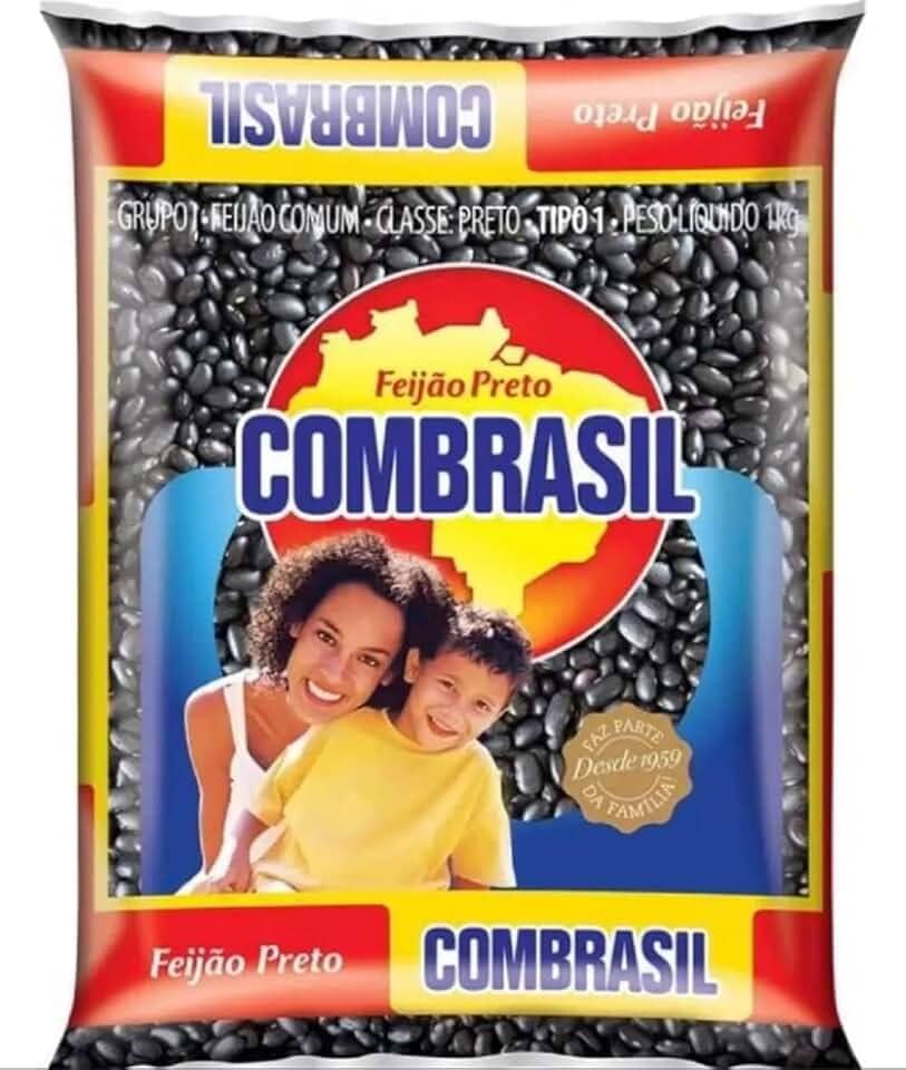 Combrasil Feijão Preto Tipo 1, Grãos Selecionados, 1kg