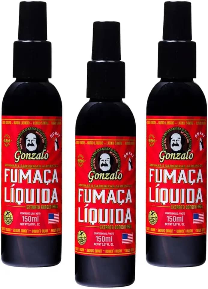 3 Fumaça Líquida Gonzalo 150ml Spray Original