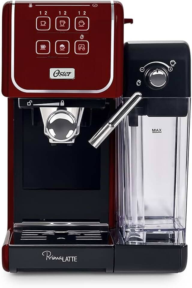 Cafeteira Espresso Oster PrimaLatte Touch Red - 220V