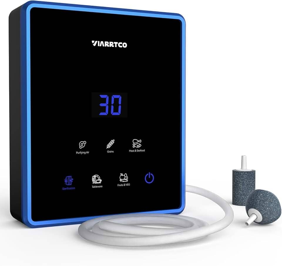 Geração de máquina de ozônio portátil para água e azul ar