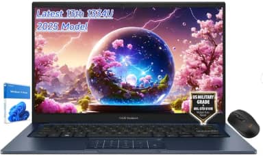 ASUS Laptop Vivobook 14 X1404VA-I512256 Full HD de 14 polegadas, Intel Core i5-1334U 1,3 GHz, 12 GB de RAM, SSD de 256 GB, Windows 11 Home, azul silencioso