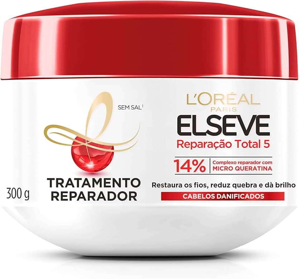 L’Oréal Paris Creme De Tratamento L'Oréal Paris Elseve Reparação Total 5 300G
