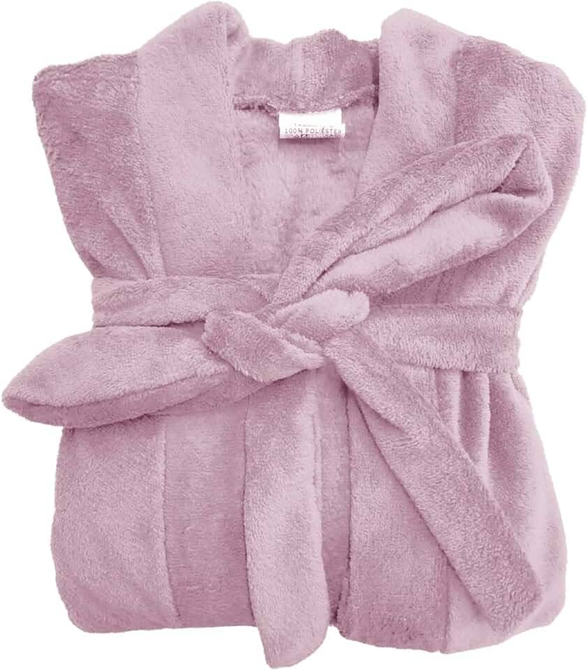 Roupão Microfibra Fleece Feminino e Masculino Adulto Robe Macio Secagem Rápida