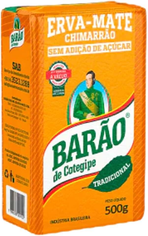 Erva Mate Tradicional Vácuo Chimarrão Barão de Cotegipe 500g