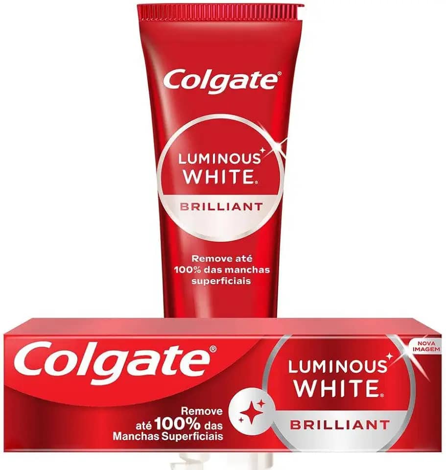 Colgate Creme Dental para Clareamento Luminous White Brilliant Mint 140g