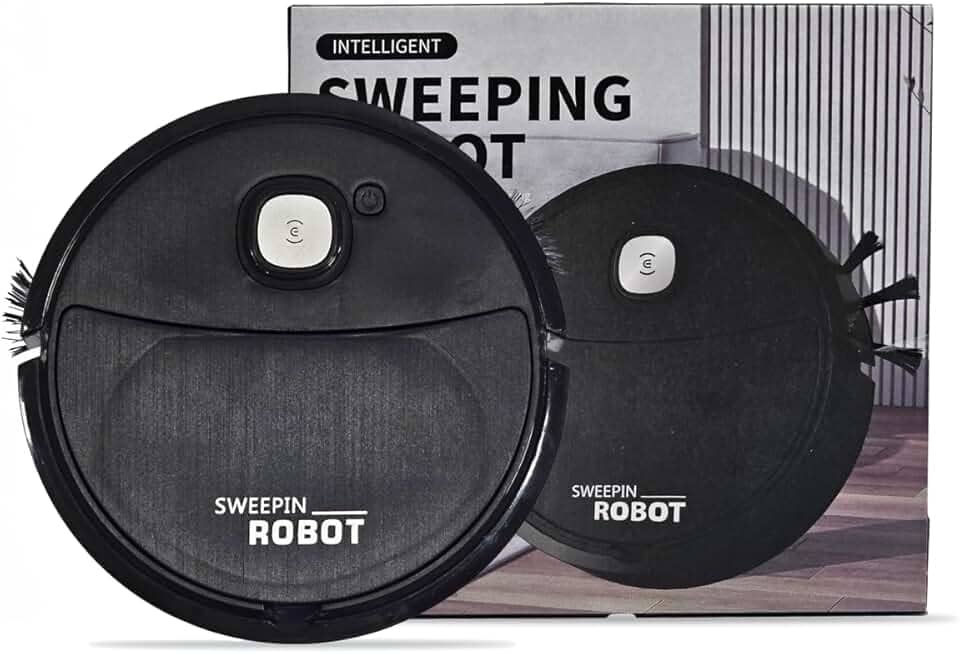 Robô Aspirador de Pó Automático Aspirador Doméstico Recarregável Cor Preto - YODHE