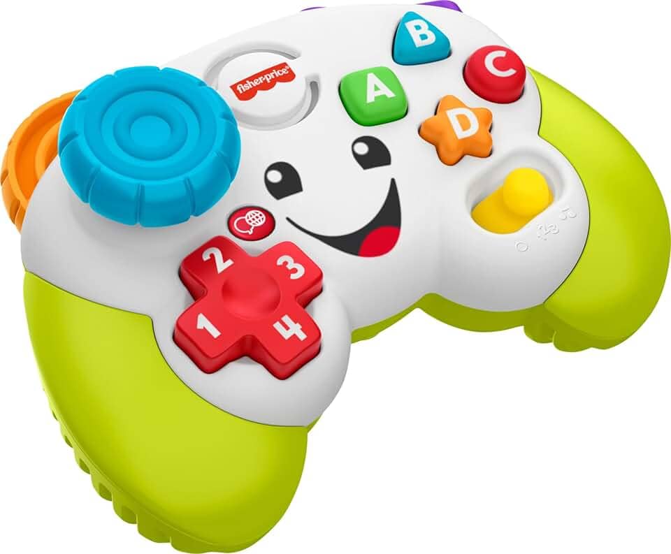 Fisher-Price, Controle Videogame Aprender e Brincar, Brinquedo para Bebês, A partir 6 meses