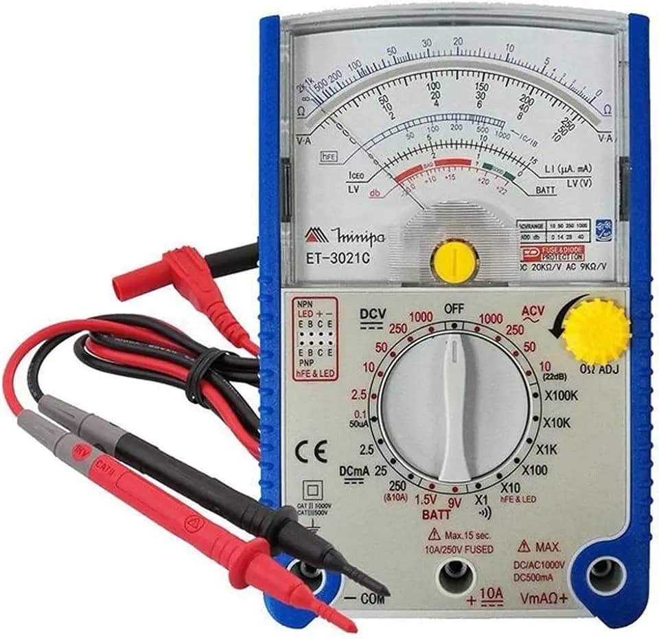 Multímetro analógico portátil - ET-3021C - Minipa