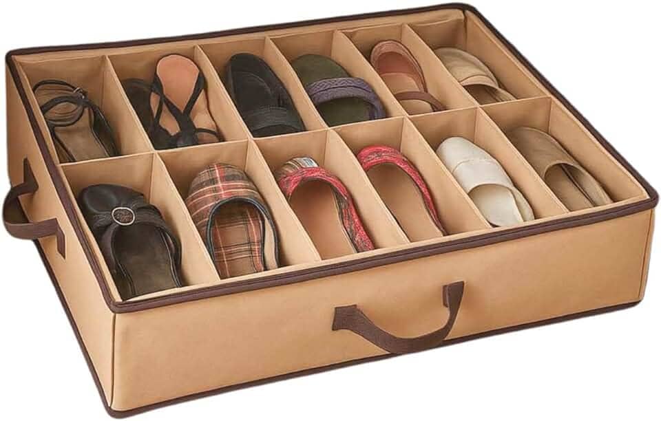 Sapateira Flexível VB Home para 12 pares Marrom