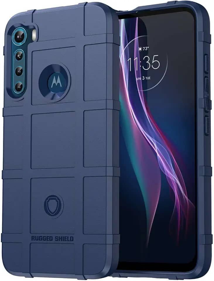 Capas para Moto One Fusion Plus.Caso básico,Botão de pressão flexível / 360 ° Proteção completa,Escudo Rugged