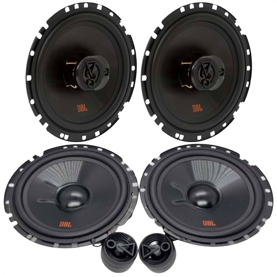 Kit Som Automotivo Completo Flex 4: Par de Alto Falantes Triaxial 6TRFX55 (110W RMS) + Par de Auto Falantes 2 Vias 62VFX55 (110W RMS) - POTÊNCIA, CLAREZA E IMERSÃO para seu Carro!
