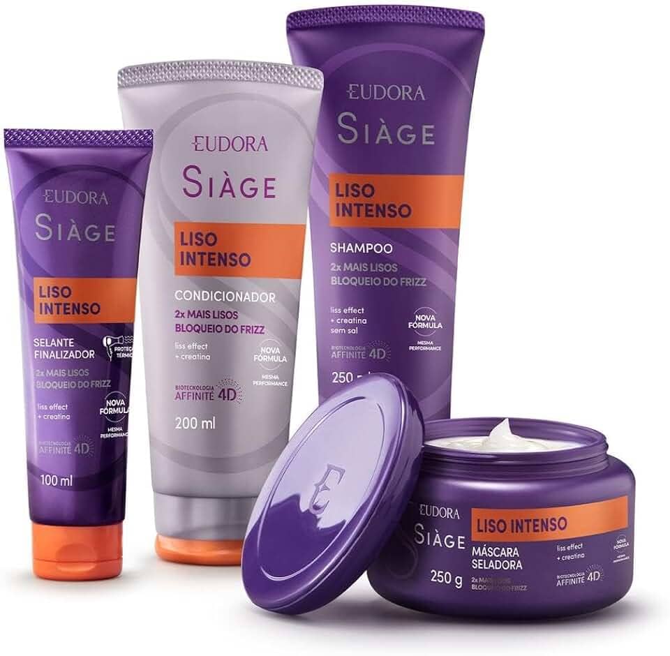 Eudora Kit Siàge Liso Intenso (4 itens)