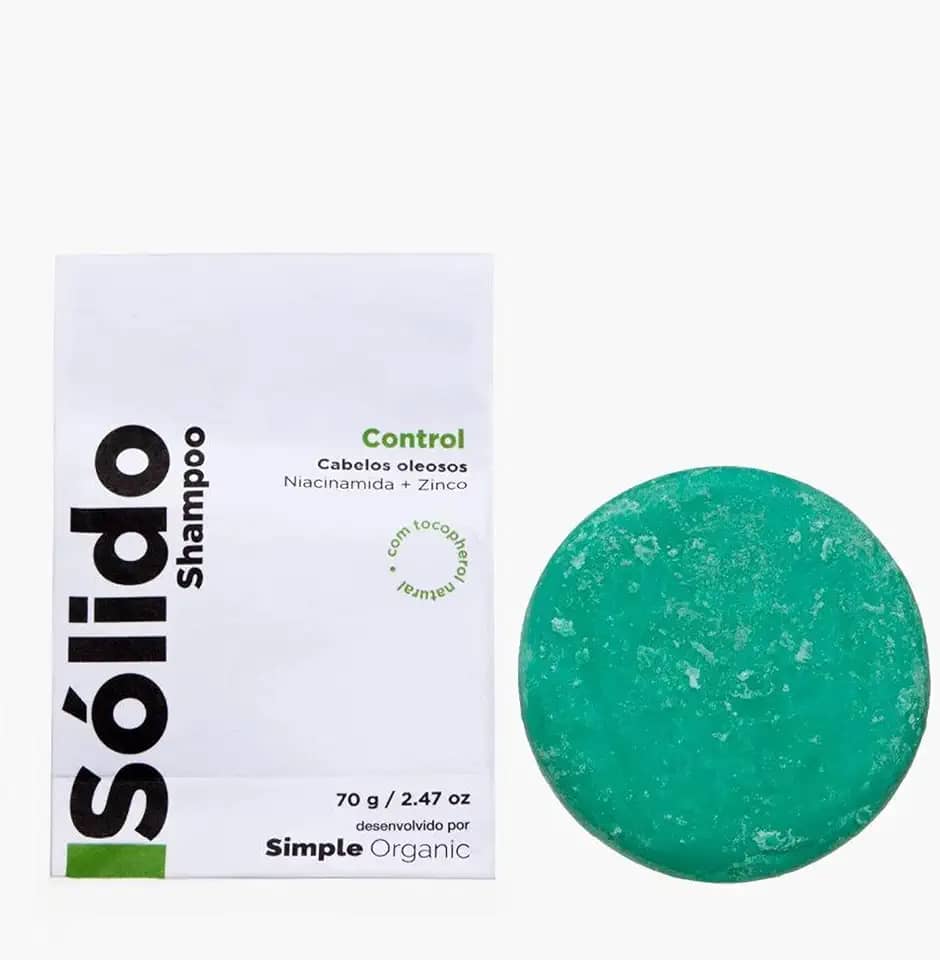 Shampoo Em Barra Control Simple Organic