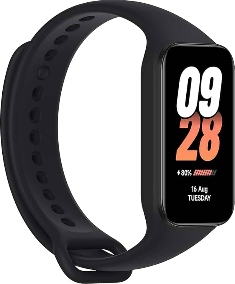 Relógio Mi Band 8 smart-band 8 ACTIVE (GLOBAL) Pulseira Inteligente, Tela AMOLED 1,47, Relógio inteligente, Fitness, Pulseira Impermeável, 50 Modos Esportivos (PRETO)