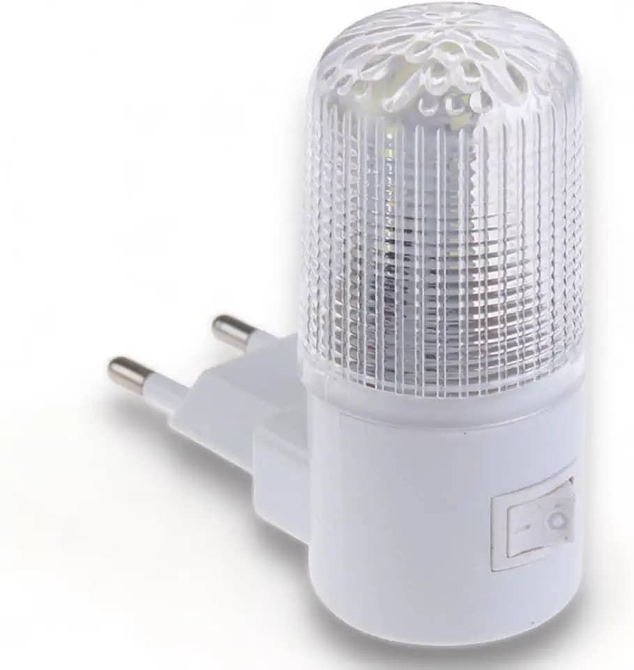 Abajur LED Mini Noturno Bivolt para Quarto Infantil: Luminária de Tomada em Acrílico - Luz Suave e Confortável para Bebês e Crianças - NEXUS MARKET (1)