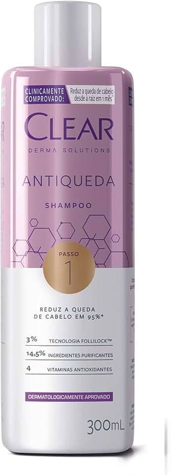 Clear Shampoo Antiqueda Derma Solutions 300Ml