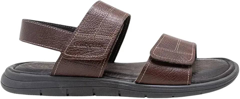 Sandália Democrata Easy Soul Marrom Escuro