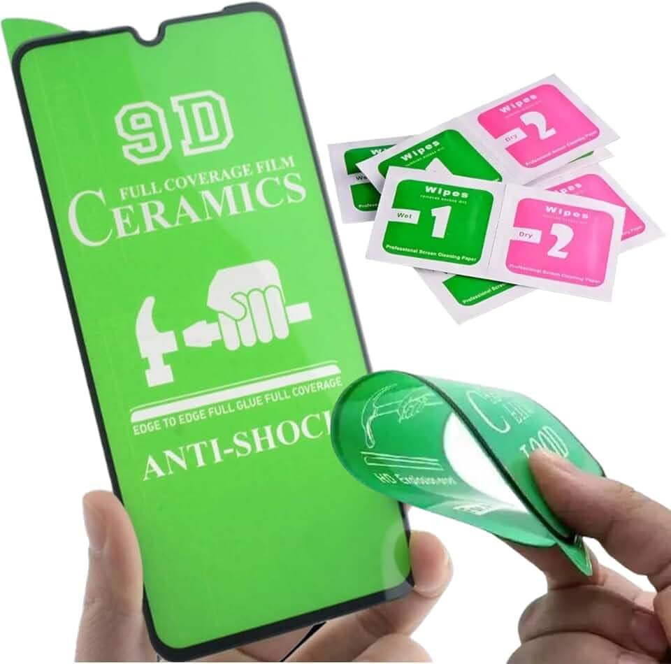 [GL CASES] Película Apple iPhone 14 Anti Risco Película iPhone 14 De Cerâmica 3D 9H Proteção Anti Impacto Com Cobertura Total Da Tela + Kit Limpeza Para Aplicação