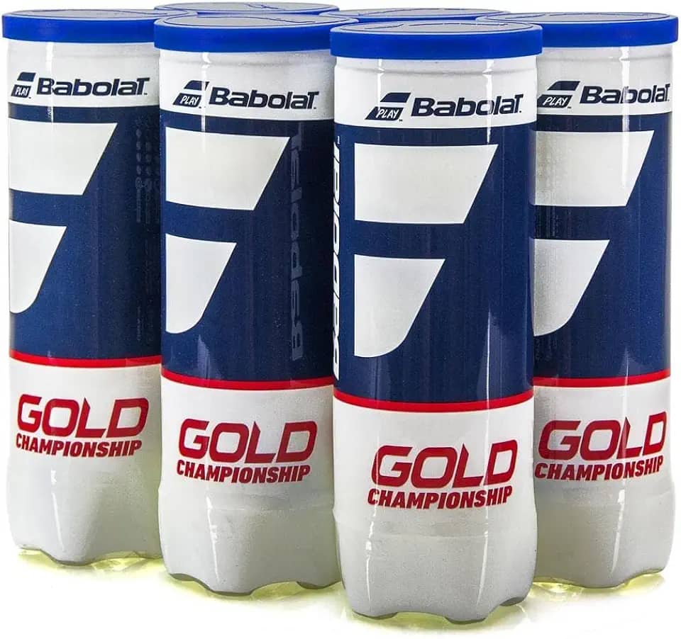 Bola de Tênis Babolat Gold Championship Pack com 6 Tubos