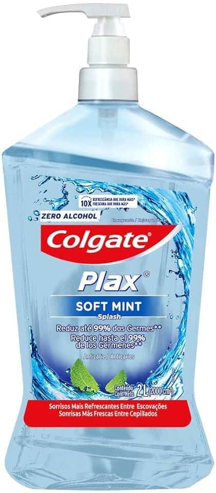 Enxaguante Bucal Colgate Plax Soft Mint 2l