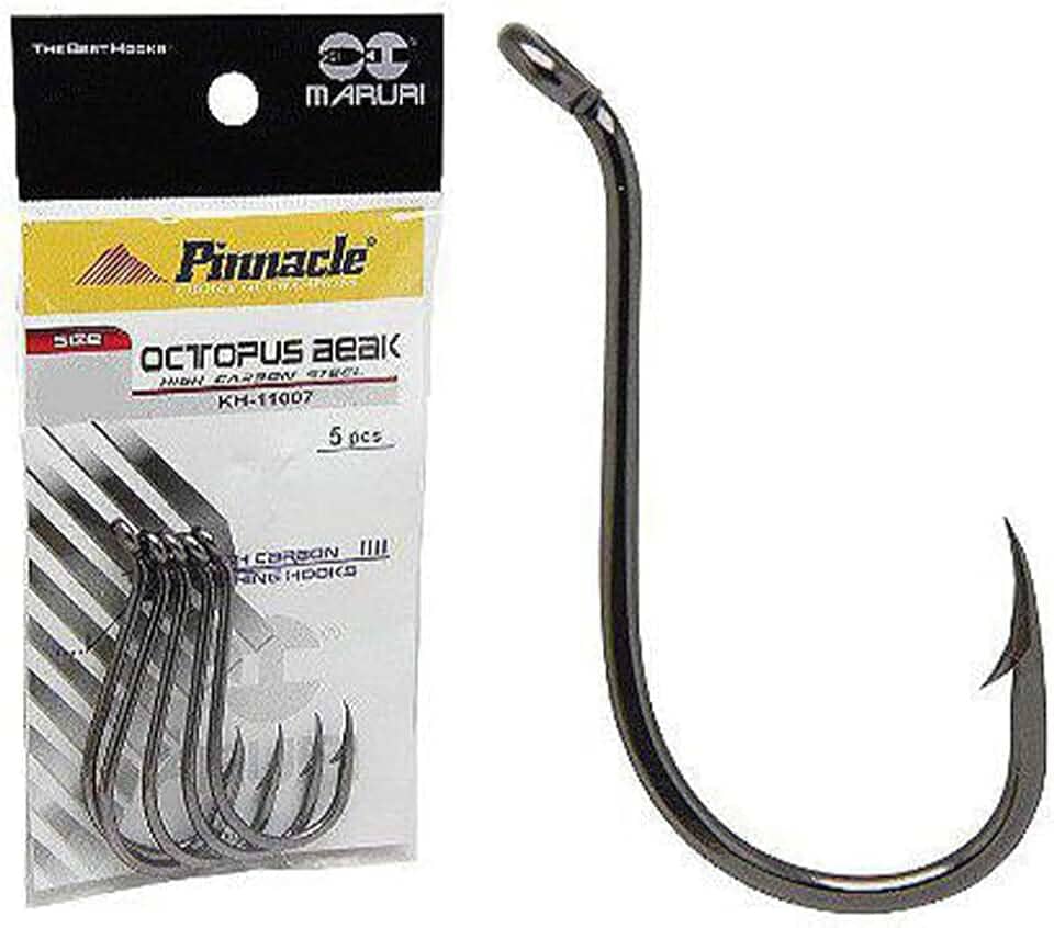 Maruri, Anzol Maruri Pinnacle Octopus Beak N10/0 5 Unidades Aço Carbono