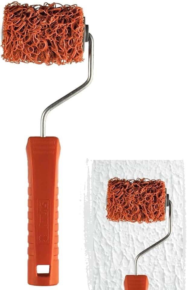 Rolo Para Textura Pintura Cabelo de Anjo Pequeno Minirolo 5cm Com Suporte | Atlas