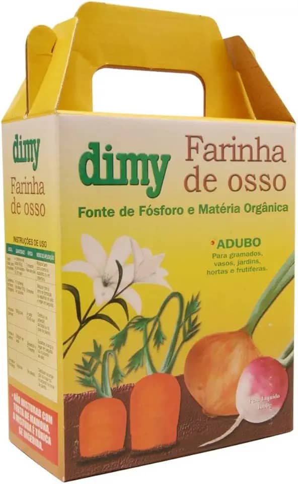 Farinha de Osso - Fertilizante Mineral Natural - 1kg