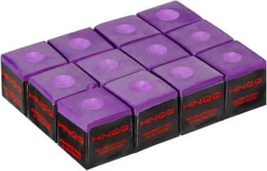 Pacote com 12 gizes de sinuca, acessórios de mesa de bilhar para uso doméstico/torneio, giz de bilhar (7 cores disponíveis)