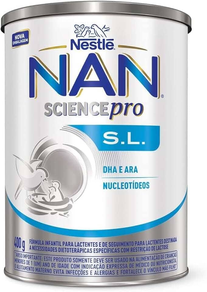 Fórmula Infantil, Nan sem Lactose, 400g