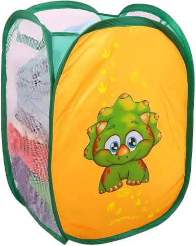 Cesto Organiador de Brinquedos e Roupas Infantil, Dobrável, 60 Litros.