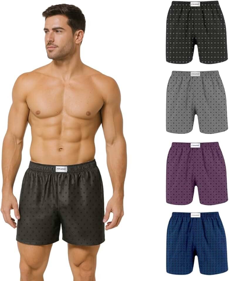 Kit 4 Cuecas Samba Canção Microfibra Rouper Basic Masculino