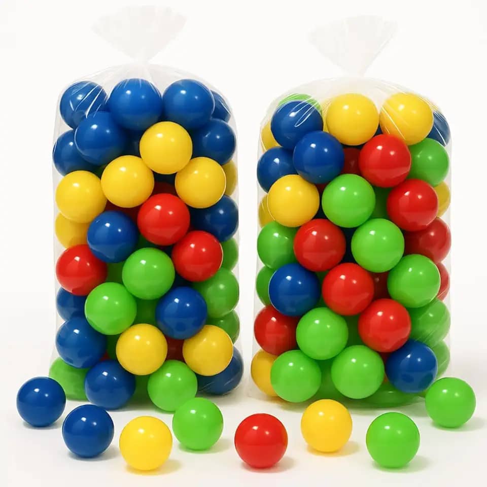 beplace kids - Kit 200 Bolinhas Coloridas para Piscina Infantil - Não Amassa | BPA Free