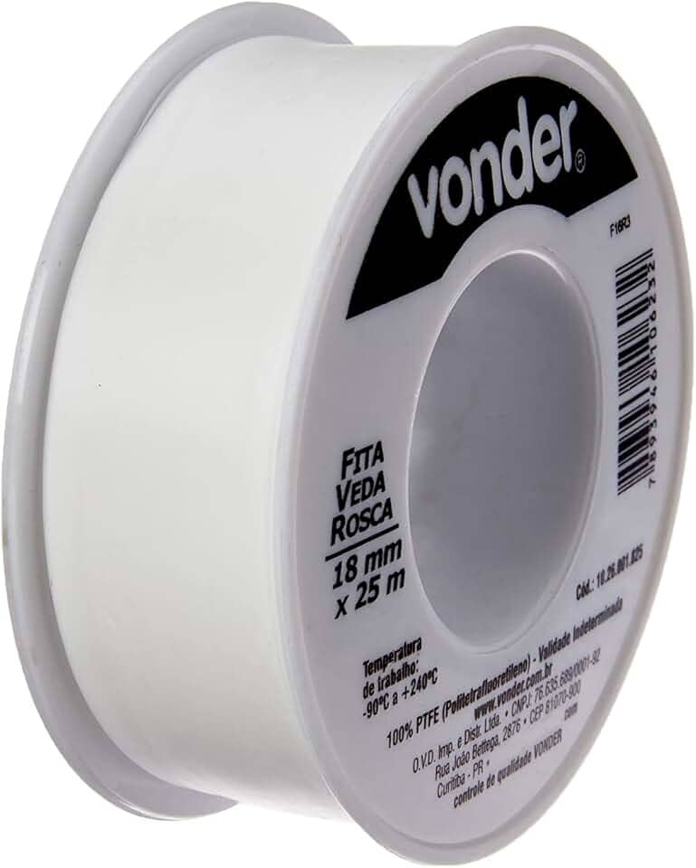 Vonder, Fita Veda-Rosca 18 Mm X 25 M.