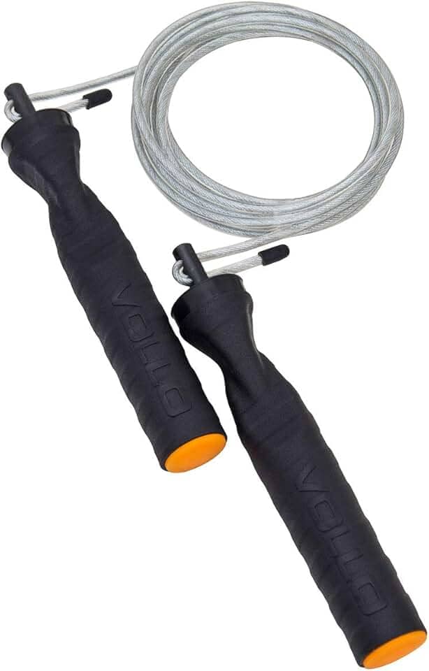 Corda de Pular de Aço Cross com Rolamento Vollo VP1045