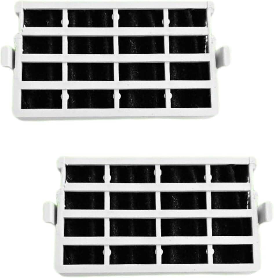 2 Filtro Antiodor para Geladeira Compatível com Consul Bem Estar - Desodorizador e Antibactéria - Modelos CRM45, CRM47, CRM49, CRM50, CRM51, CRM52, CRM55, CRM56 - Cor Branco