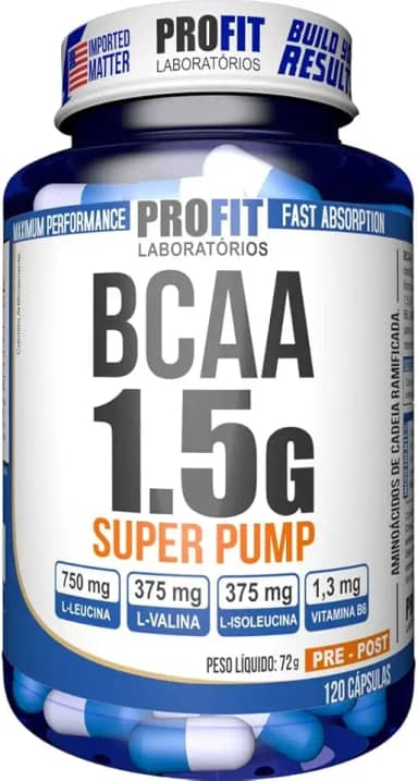 Profit Bcaa 1.5G 120 Cápsulas