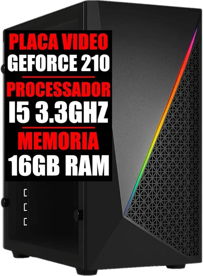 PC GAMER I5 3.3GHZ, GEFORCE 210, 16GB RAM, SSD 480GB (8GB RAM + SSD 480GB)