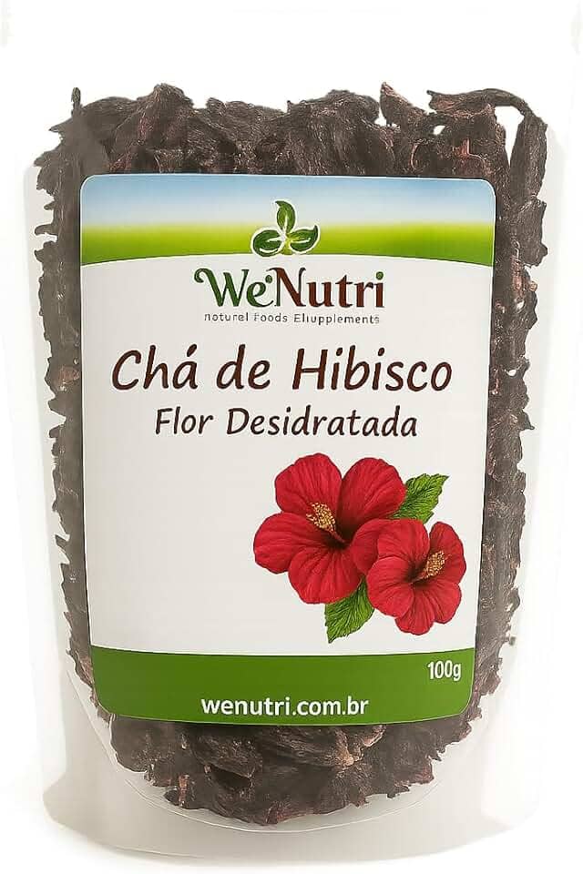 Chá de Hibisco Flor Desidratado 500g Wenutri