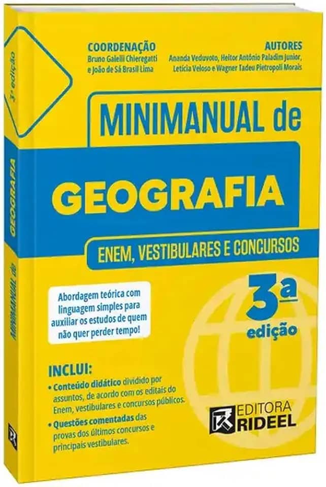 MINIMANUAL DE GEOGRAFIA - ENEM, VESTIBULARES E CONCURSOS