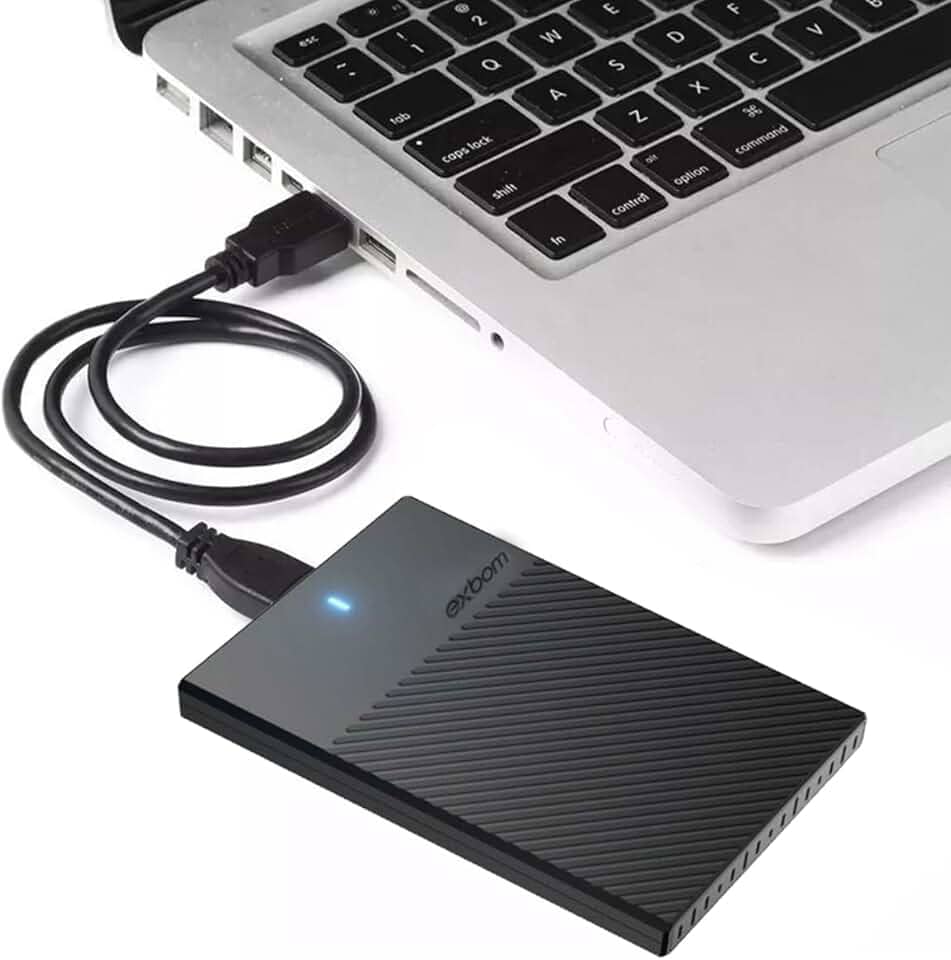HD Externo 320GB USB 3.0 Portátil Compatível PC, Mac e TV