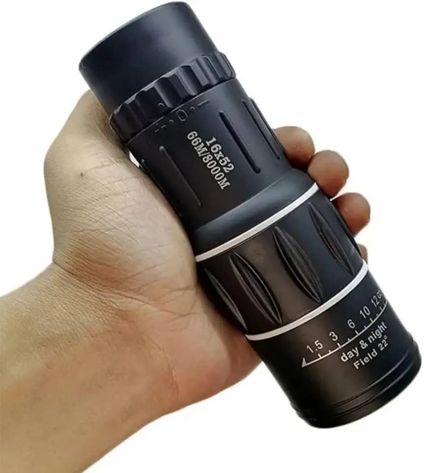 Generico Monculo Binculo Luneta Ttico Zoom 16x52 Foco Ajustvel Preto