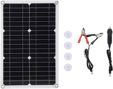 18V 20W Solar Semi Flexível, Placa de Carga Solar Monocristalina, Materiais Eva para Carro Rv Iate Barco